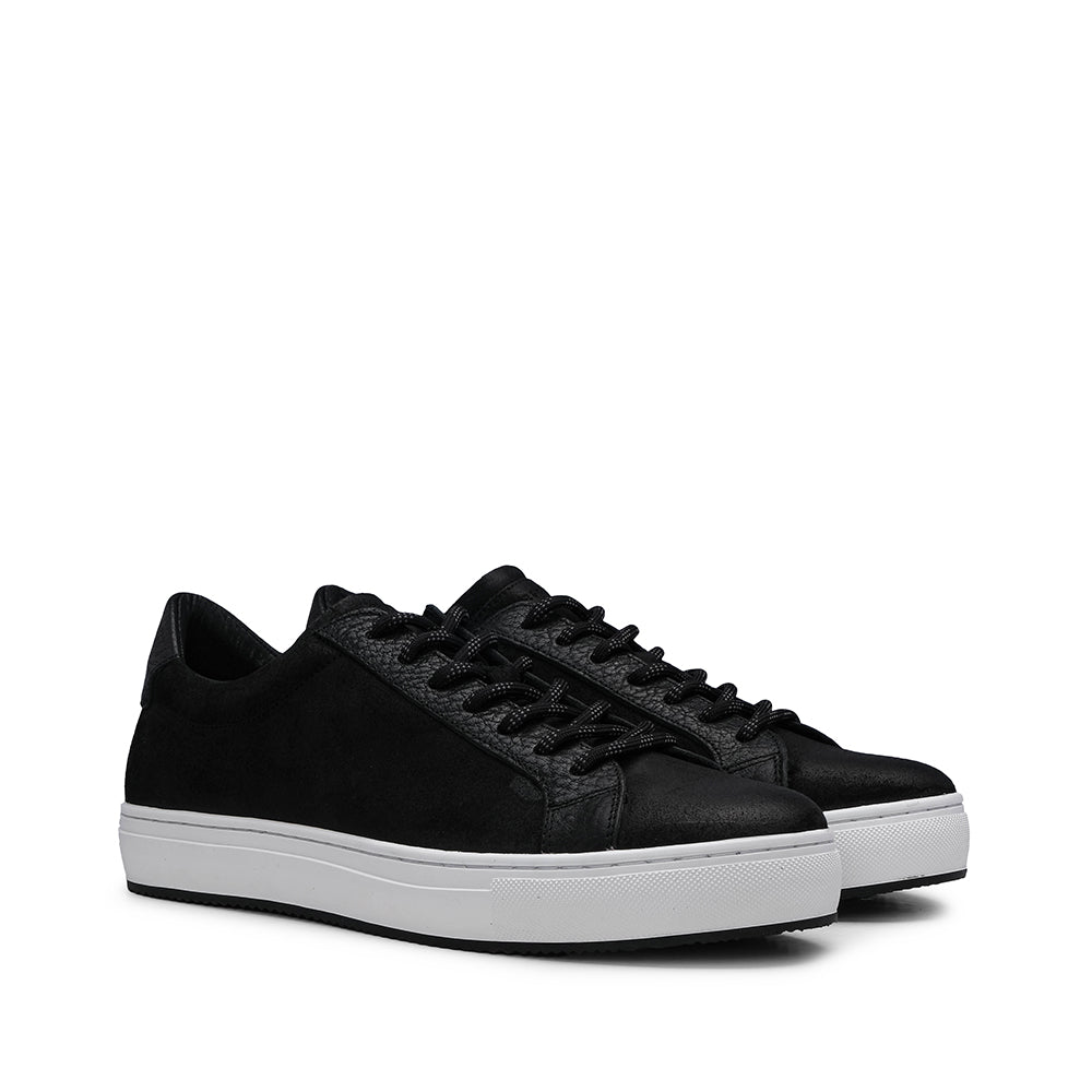 Sapatilha Casual Homem Nobuck Preto