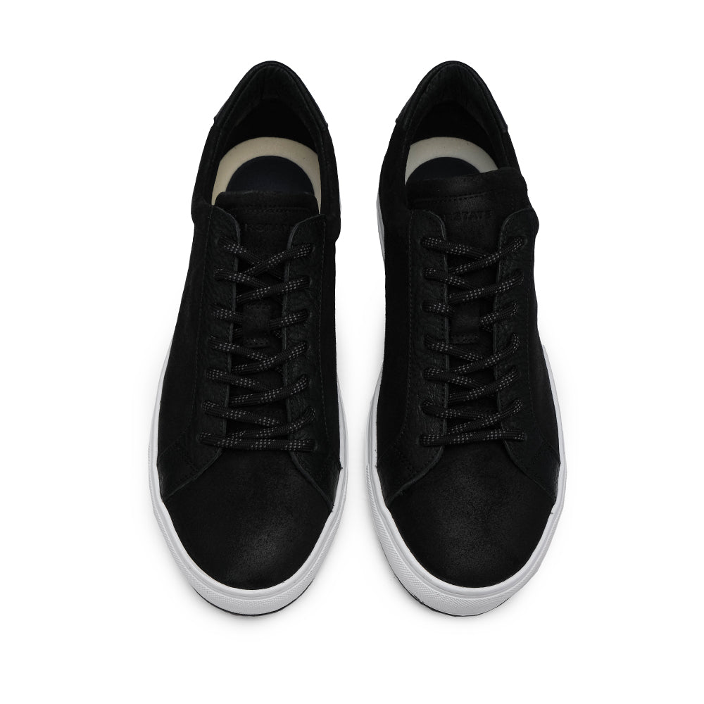 Sapatilha Casual Homem Nobuck Preto