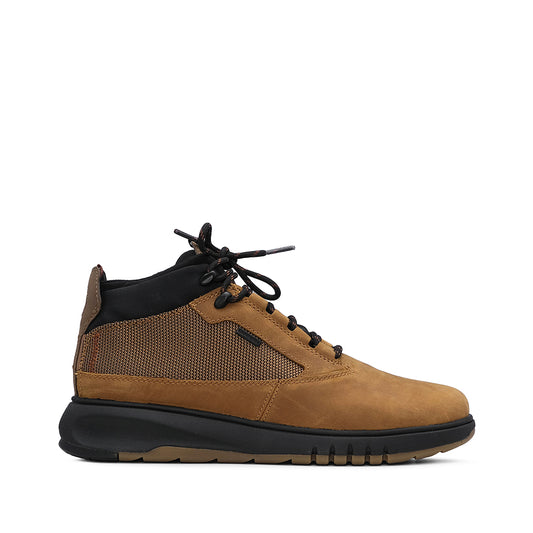 Men's Casual Sneakers in Mustard Leather
