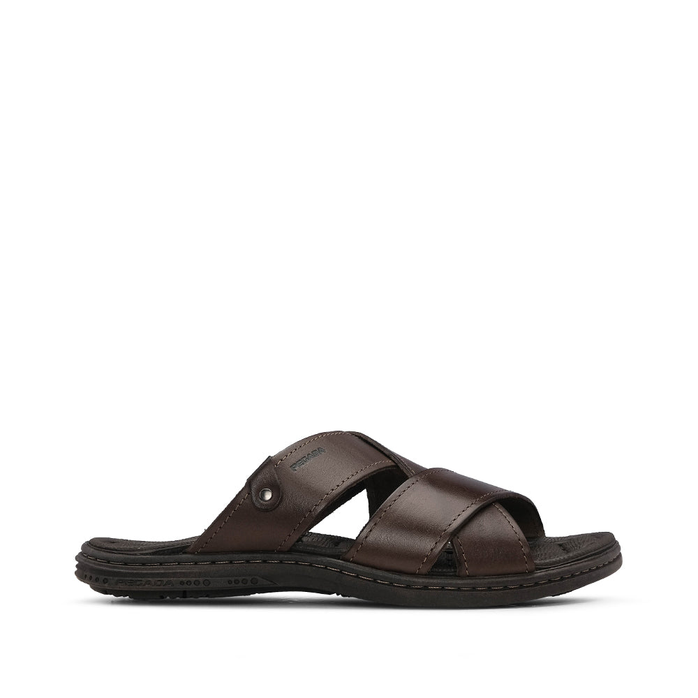 Chinelo Casual Homem Pele Castanho