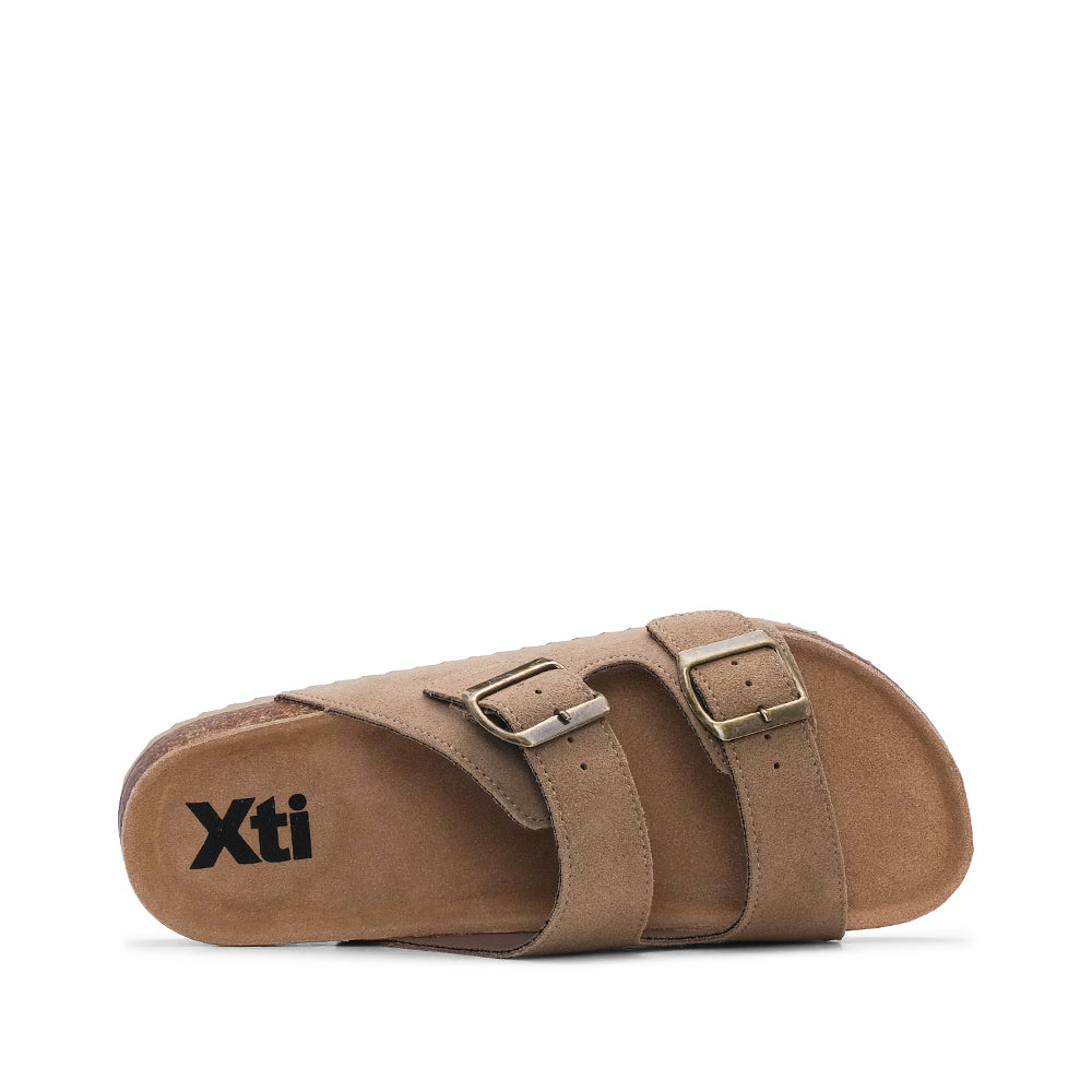 Chinelo Casual Homem Taupe