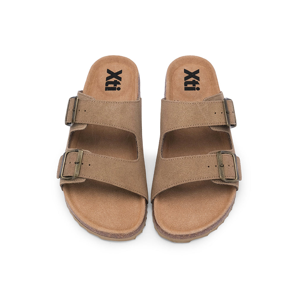 Chinelo Casual Homem Taupe