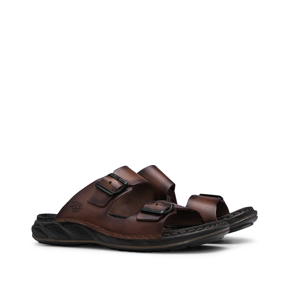 Chinelo Casual Homem Pele Castanho