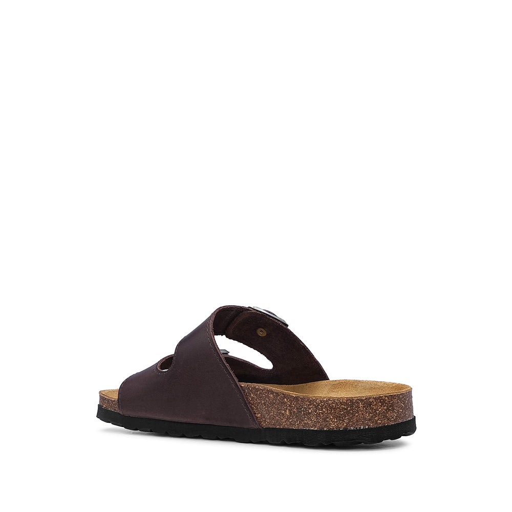 Chinelo Casual Homem Pele Castanho