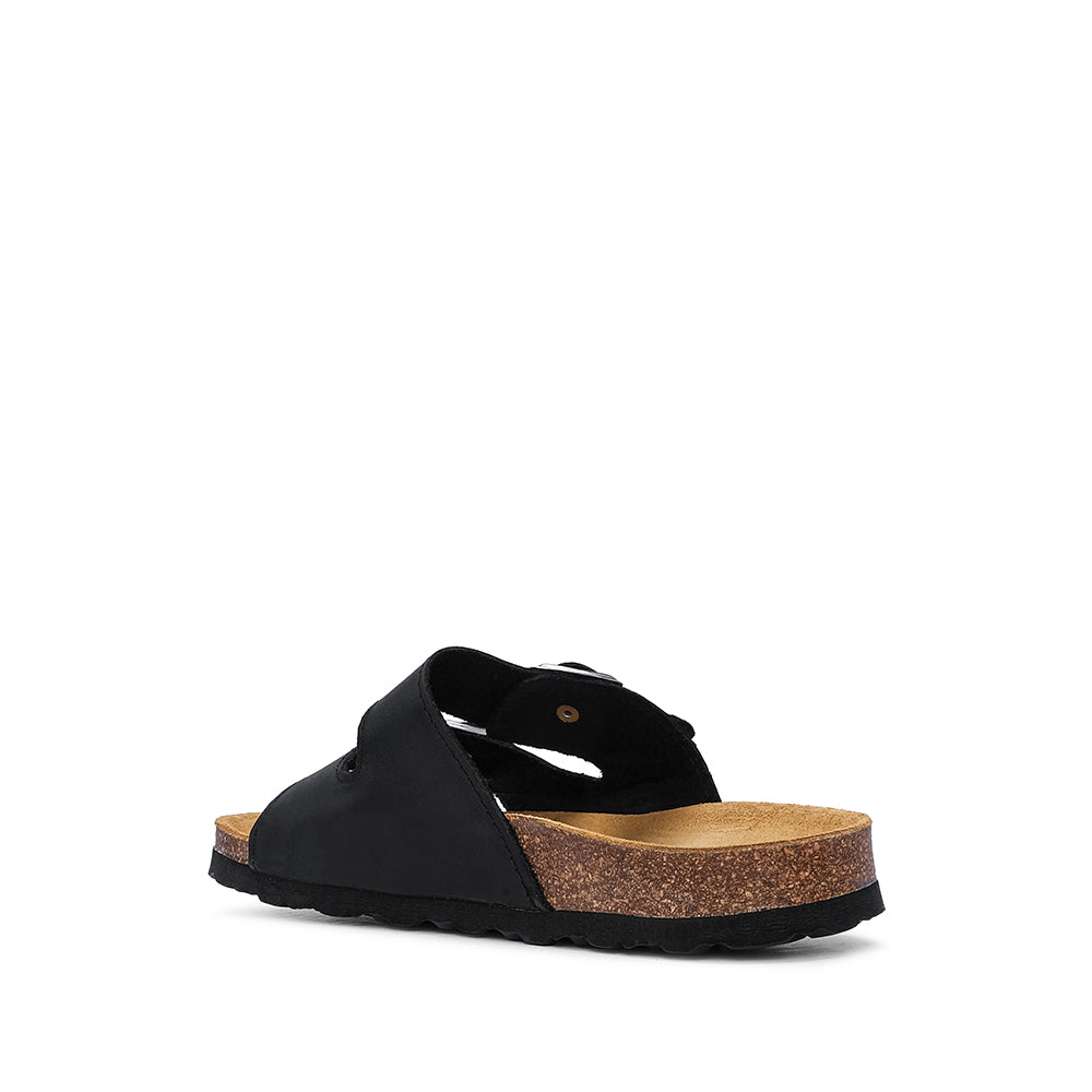 Chinelo Casual Homem Pele Preto