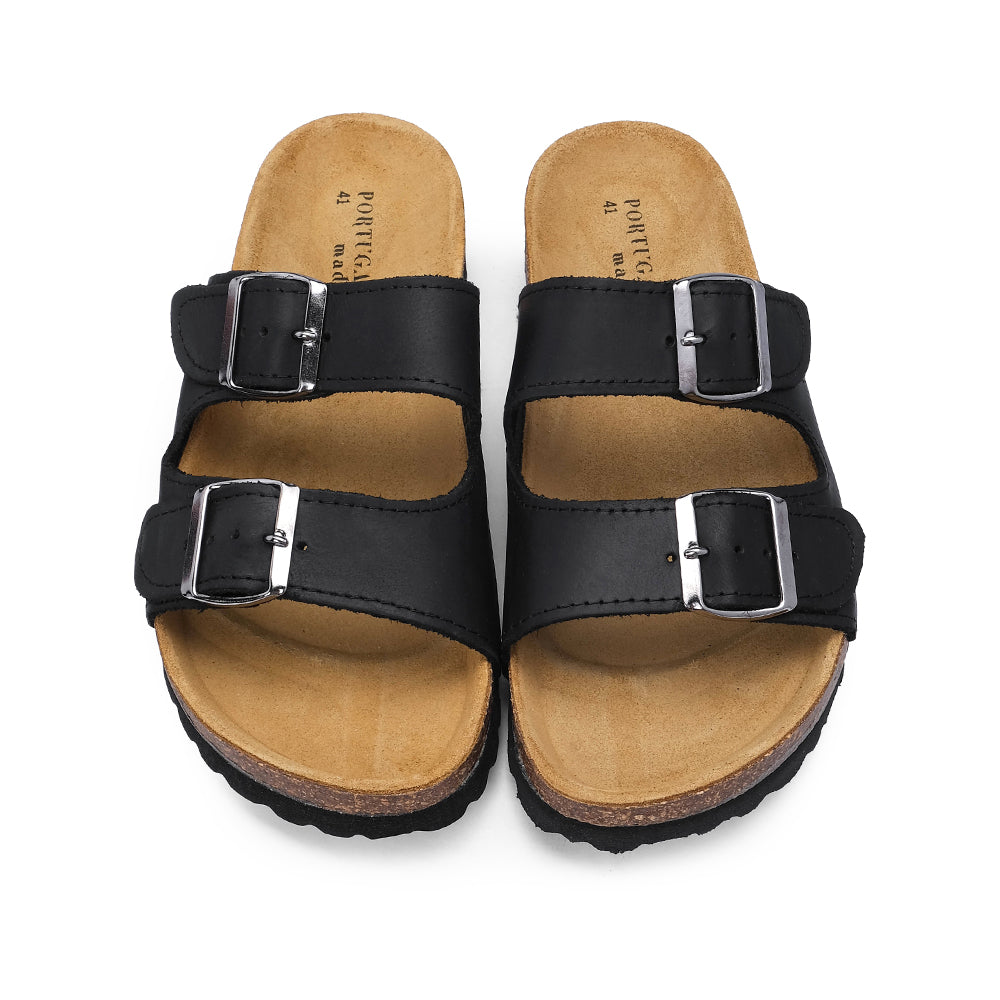 Chinelo Casual Homem Pele Preto