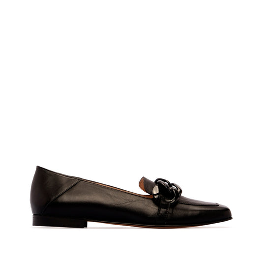 Sapato Mocassim Mulher Pele Preto
