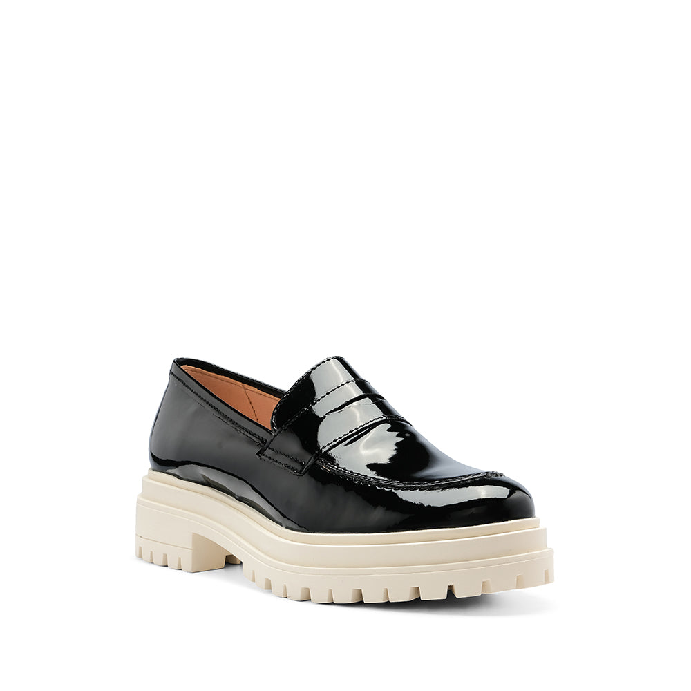 Sapato Mocassim Mulher Verniz Preto