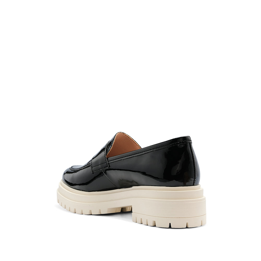 Sapato Mocassim Mulher Verniz Preto