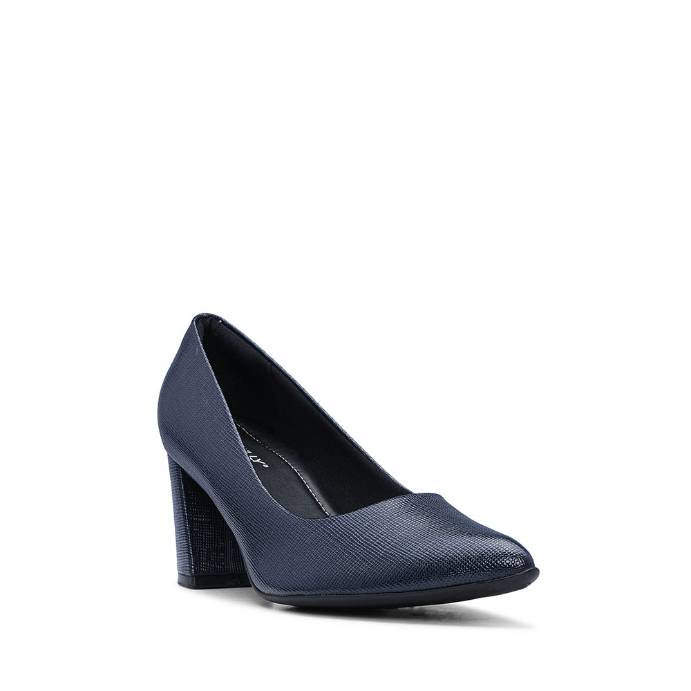 Sapato Casual Mulher Gravado Azul