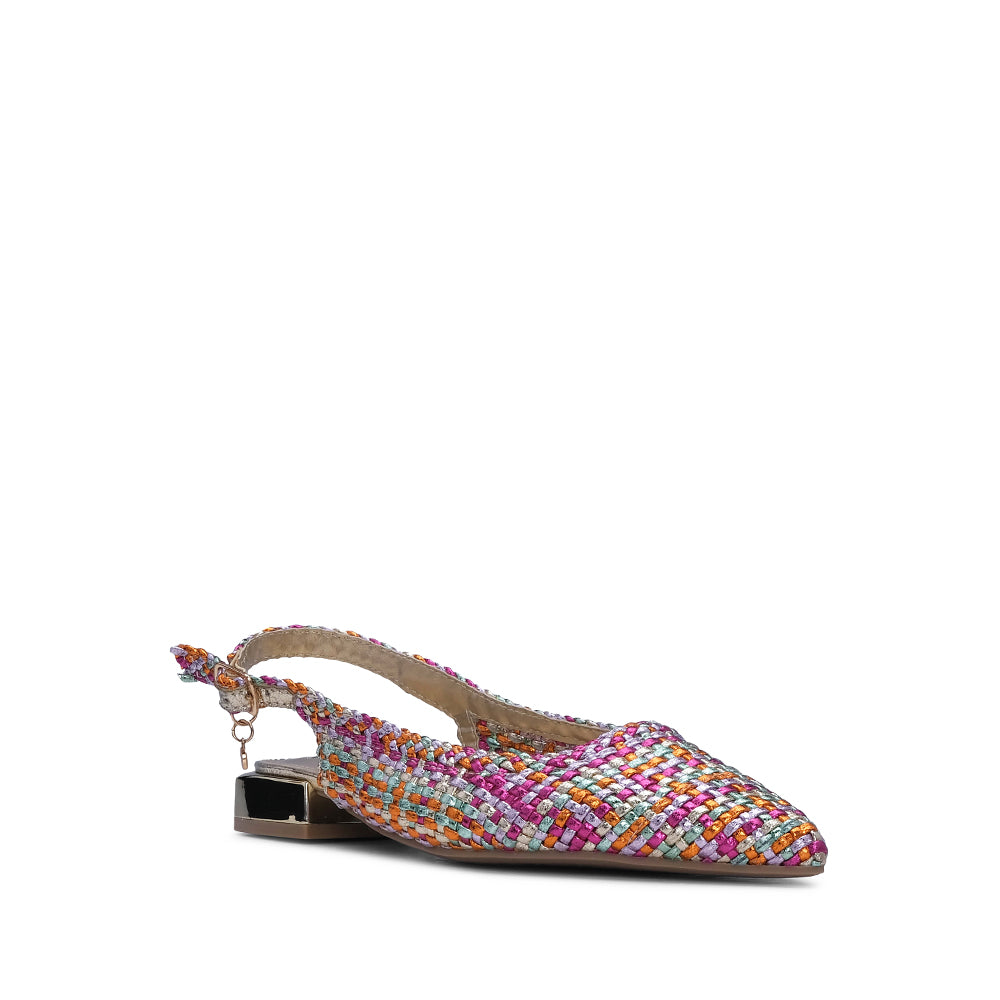 Sapato Salto Raso Mulher Fuxia