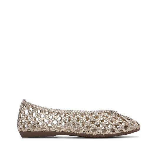 Sapato Sabrinas Mulher Dourado