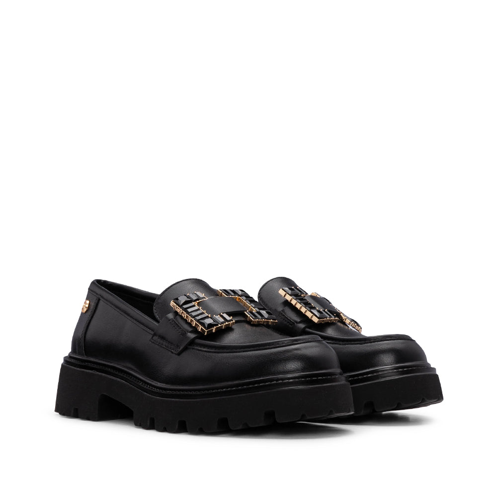 Sapato Mocassim Mulher Preto