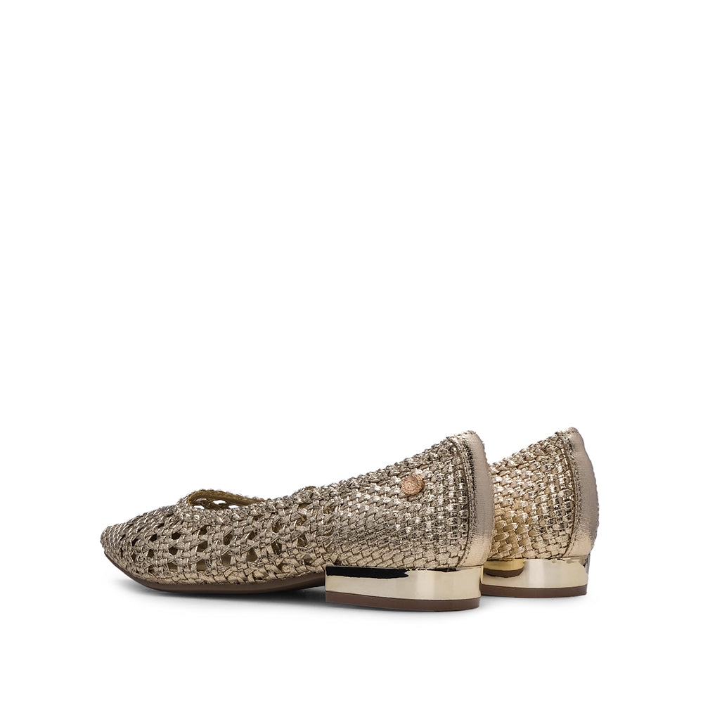 Sapato Sabrinas Mulher Dourado