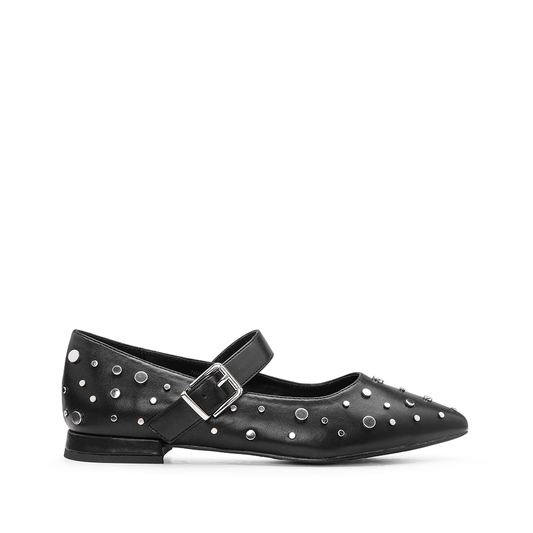 Sapato Mary Jane Mulher Preto