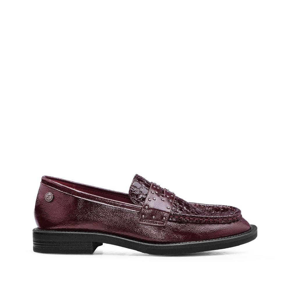 Sapato Mocassim Mulher Bordeaux