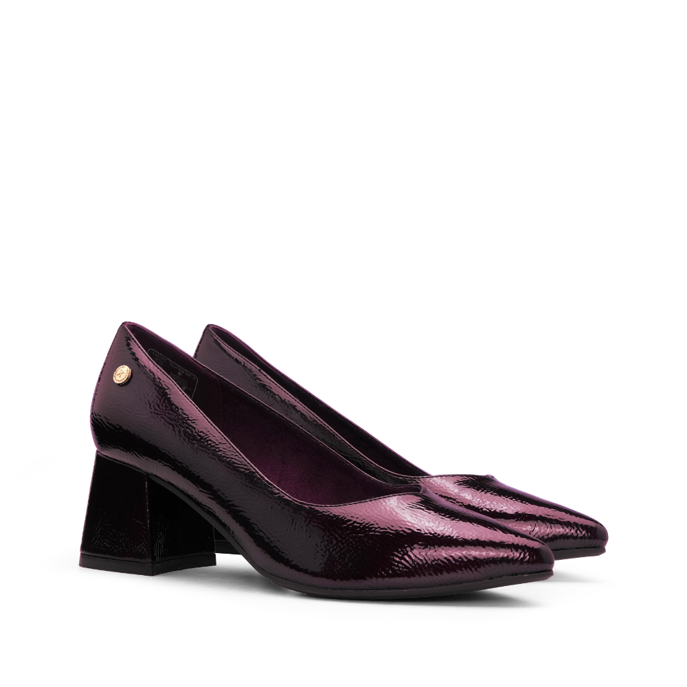 Sapato Salto Médio Mulher Bordeaux