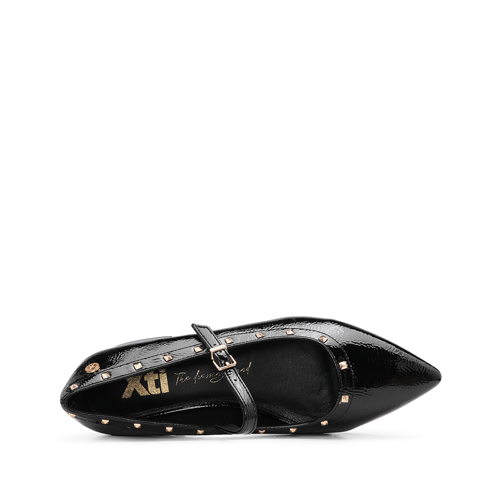 Sapato Mary Jane Mulher Preto