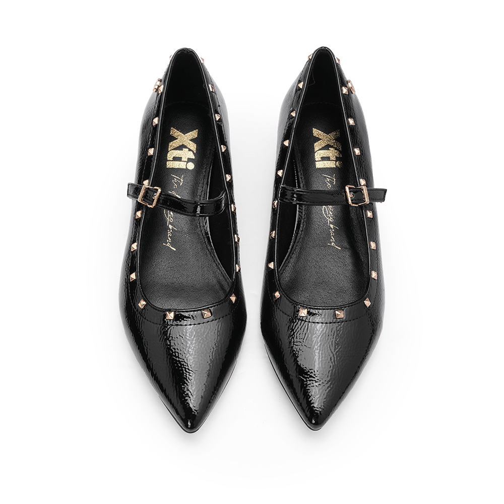 Sapato Mary Jane Mulher Preto