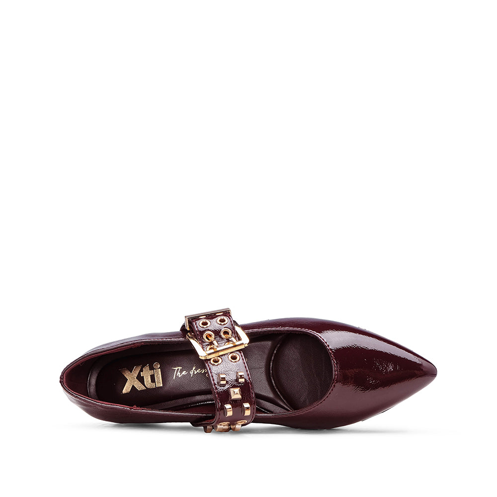 Sapato Sabrinas Mulher Bordeaux
