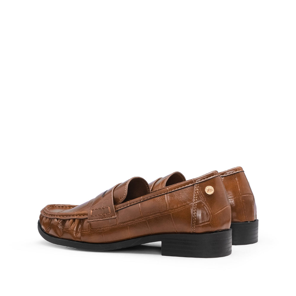 Sapato Mocassim Mulher Camel
