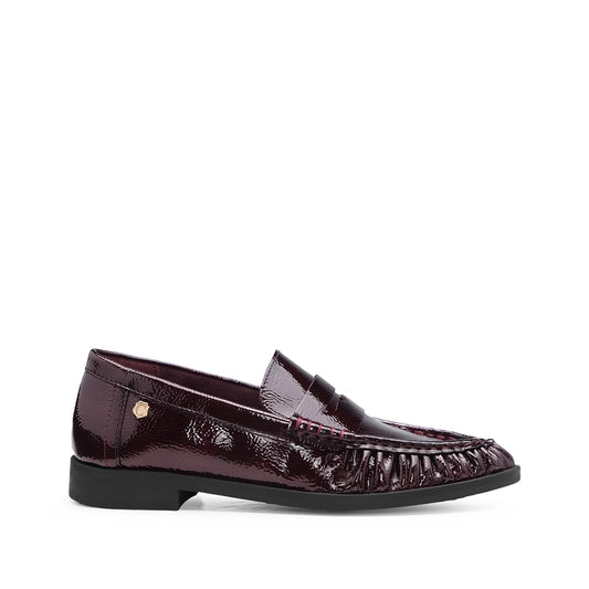 Sapato Mocassim Mulher Bordeaux