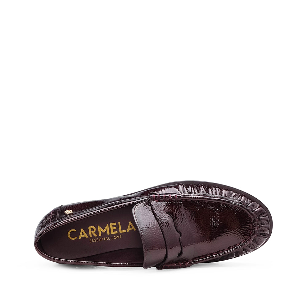 Sapato Mocassim Mulher Bordeaux