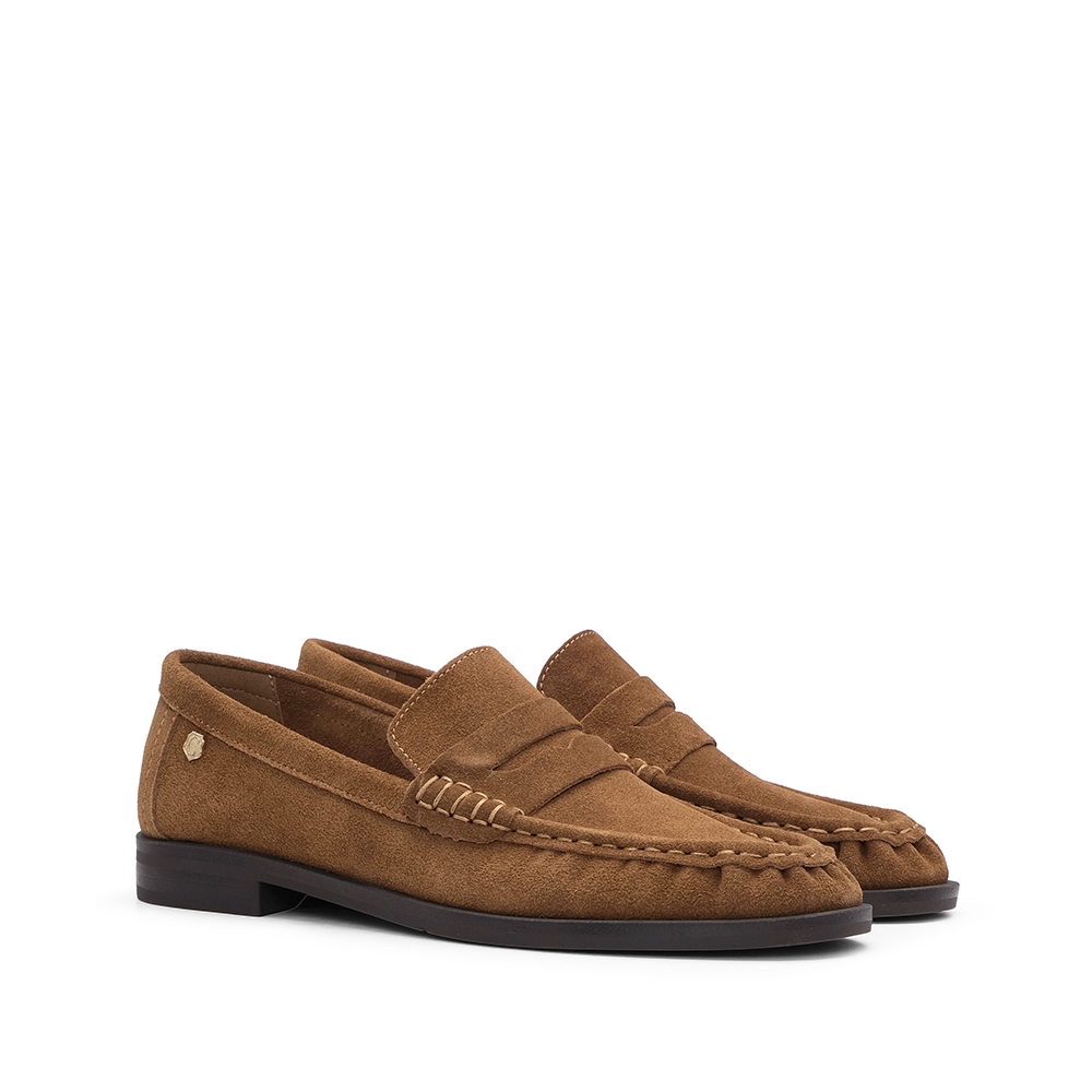 Sapato Mocassim Mulher Camel