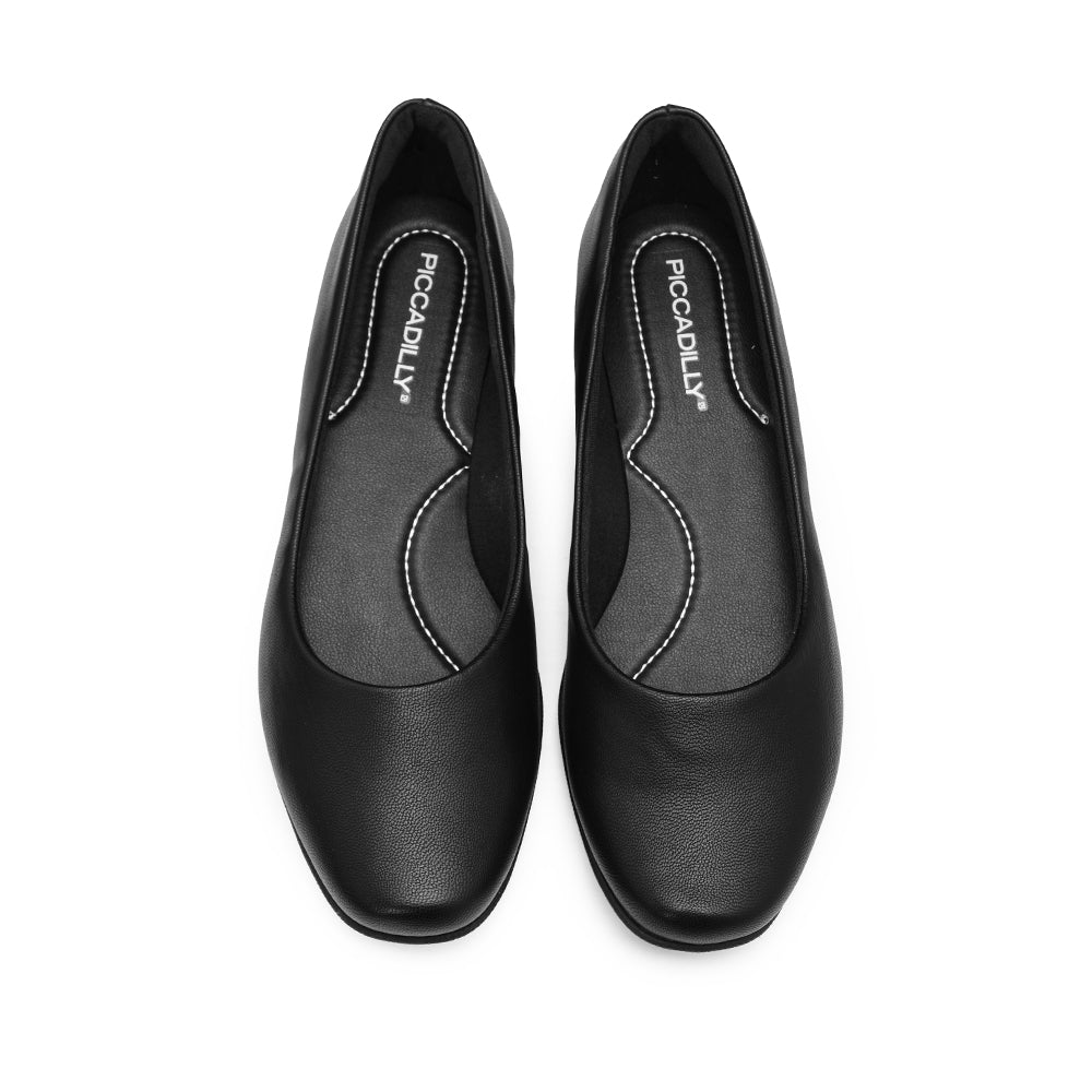 Sapato Salto Cunha Mulher Preto