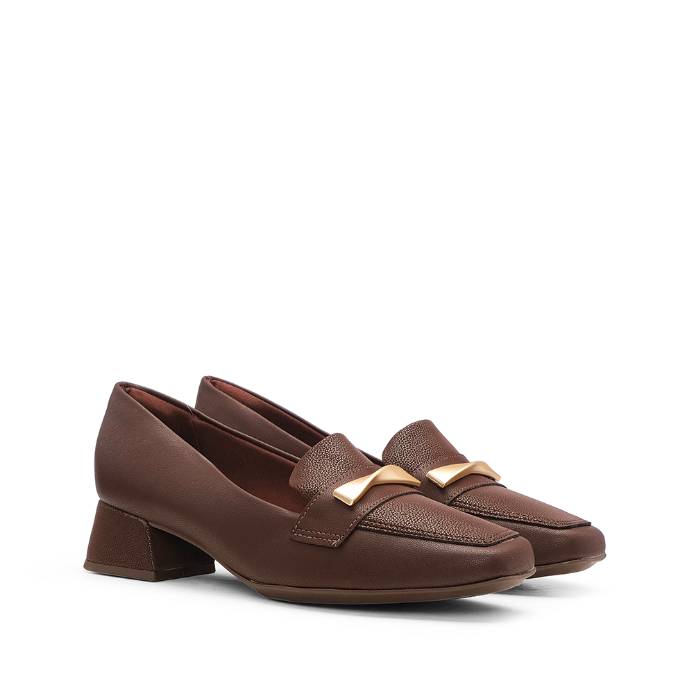 Sapato Mocassim Mulher Castanho