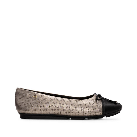 Sapato Sabrinas Mulher Gravado Chumbo
