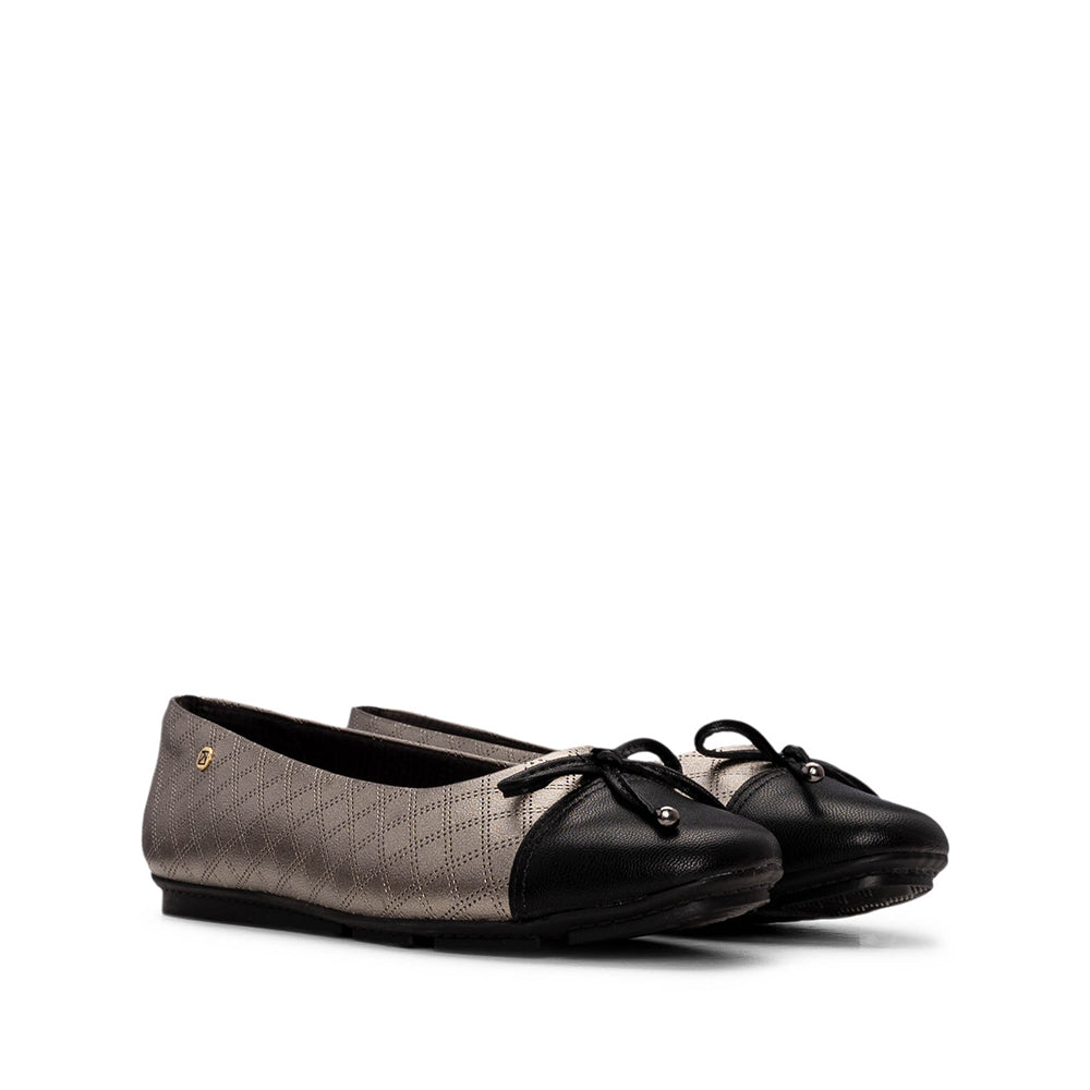 Sapato Sabrinas Mulher Gravado Chumbo