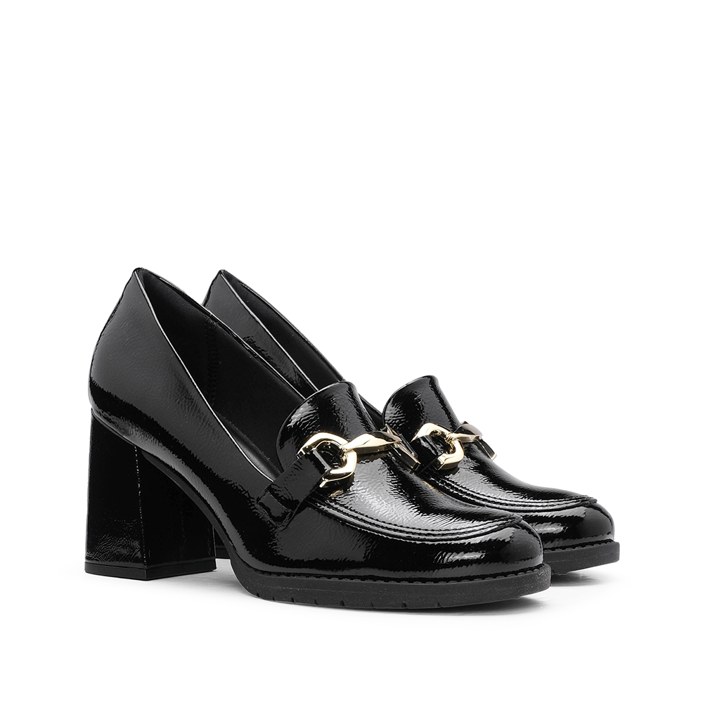 Sapato Salto Alto Mulher Verniz Preto