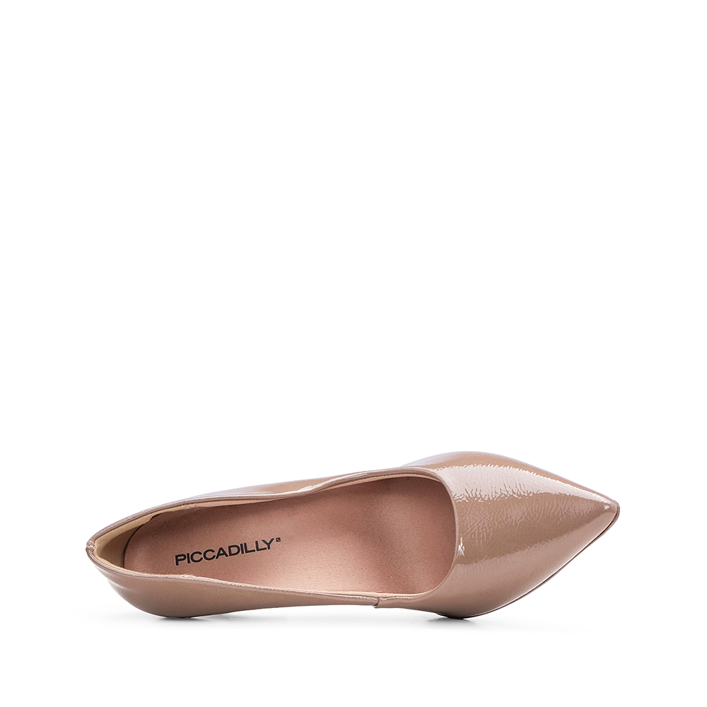 Sapato Salto Alto Mulher Verniz Taupe