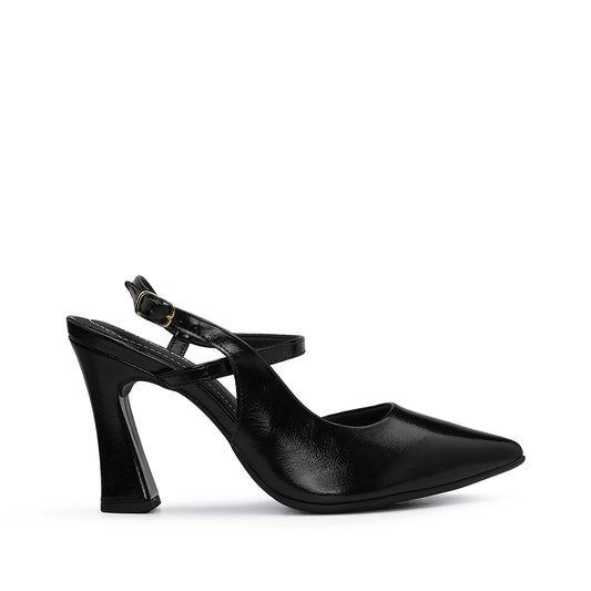Sapato Salto Alto Mulher Verniz Preto