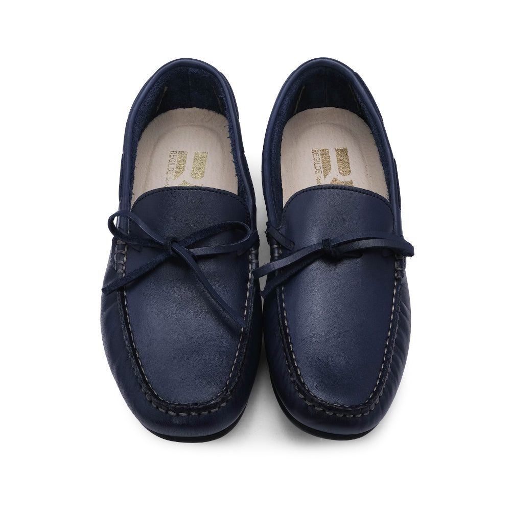 Sapato Mocassim Mulher Pele Azul