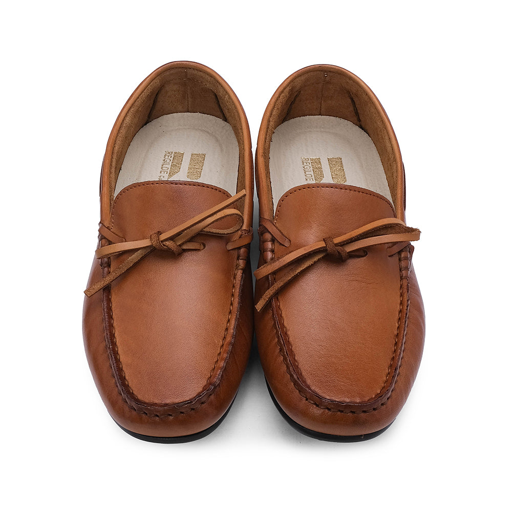 Sapato Mocassim Mulher Pele Camel