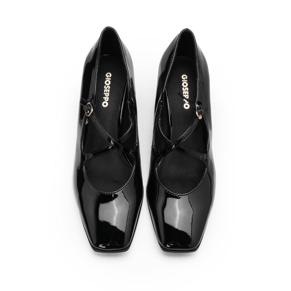 Sapato Mary Jane Mulher Preto