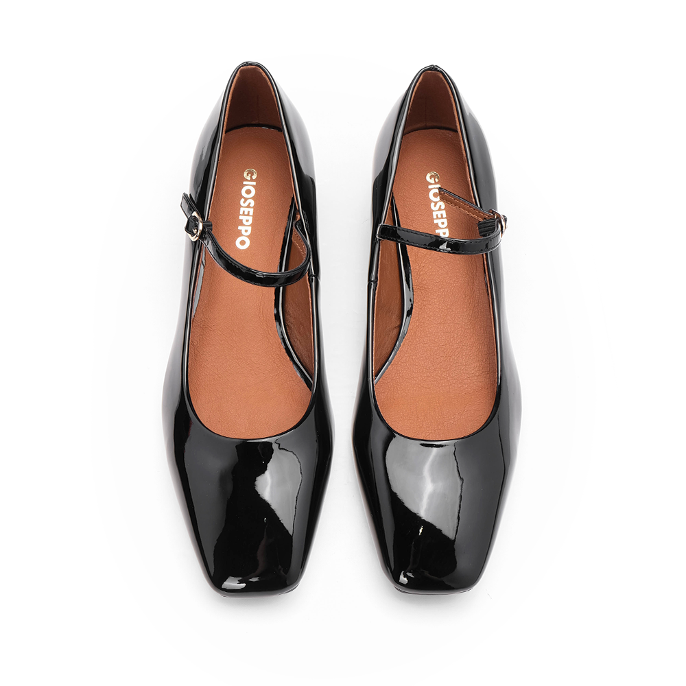 Sapato Mary Jane Mulher Preto