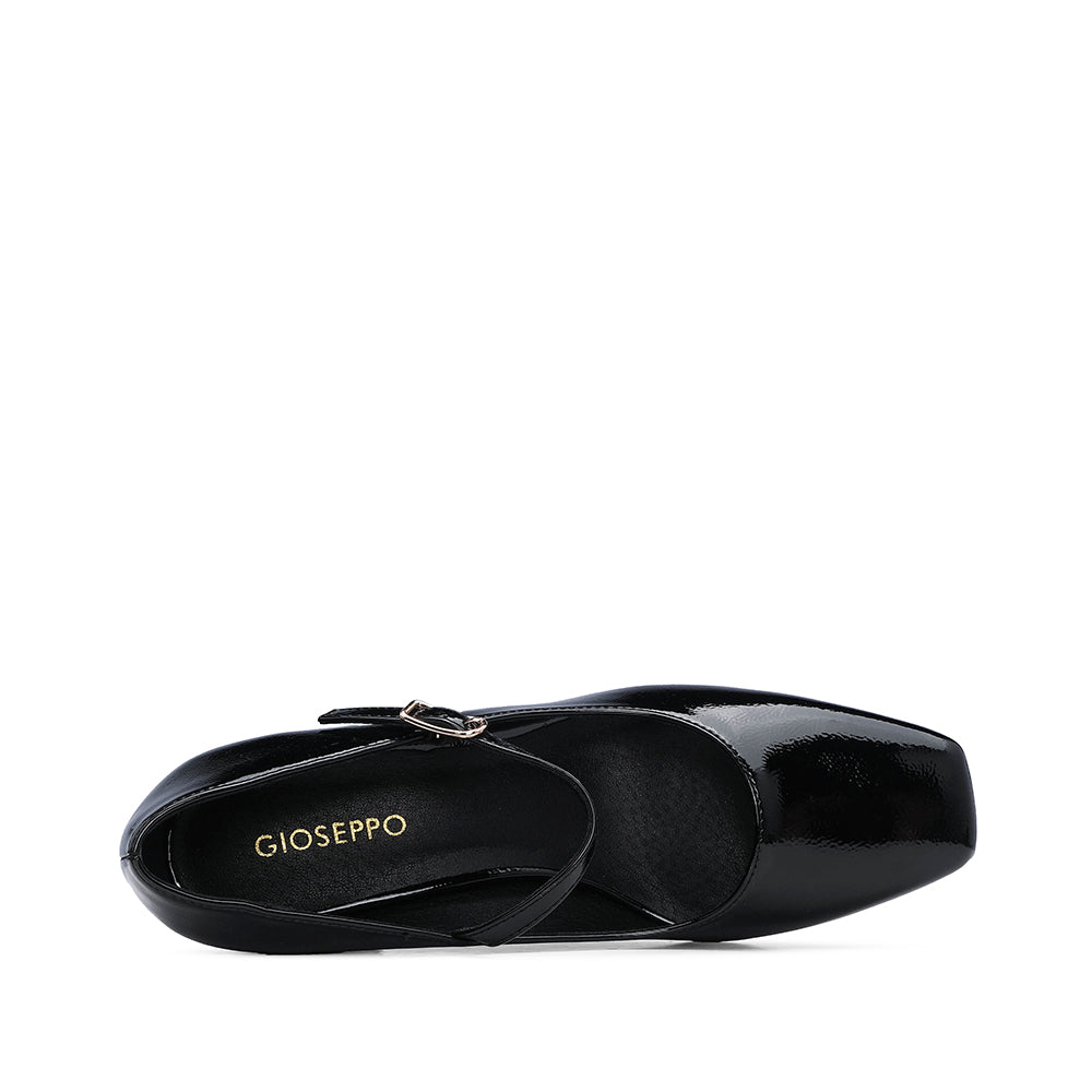 Sapato Mary Jane Mulher Verniz Preto