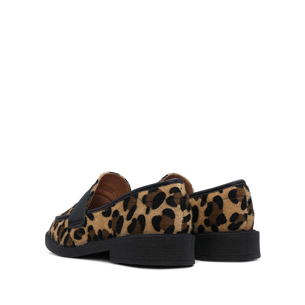 Sapato Mocassim Mulher Leopardo