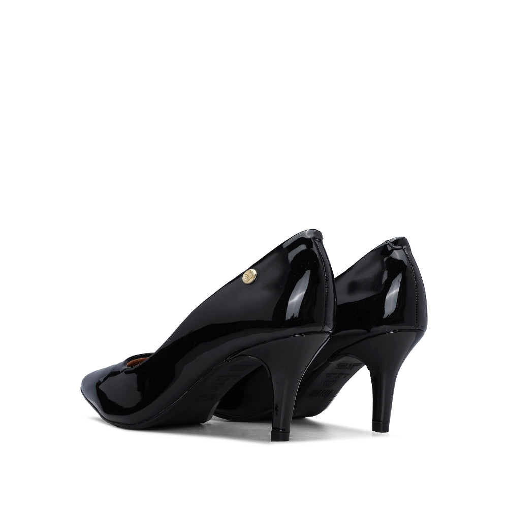 Sapato Salto Médio Mulher Verniz Preto