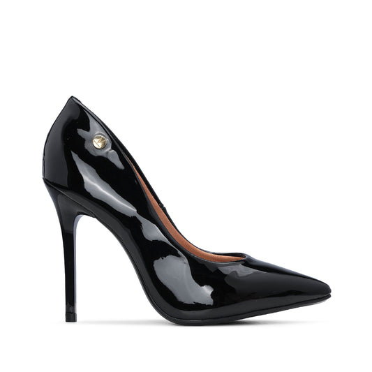 Sapato Salto Alto Mulher Verniz Preto