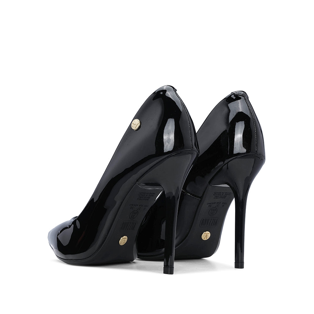 Sapato Salto Alto Mulher Verniz Preto