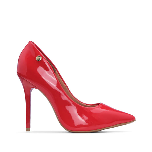Sapato Salto Alto Mulher Verniz Vermelho