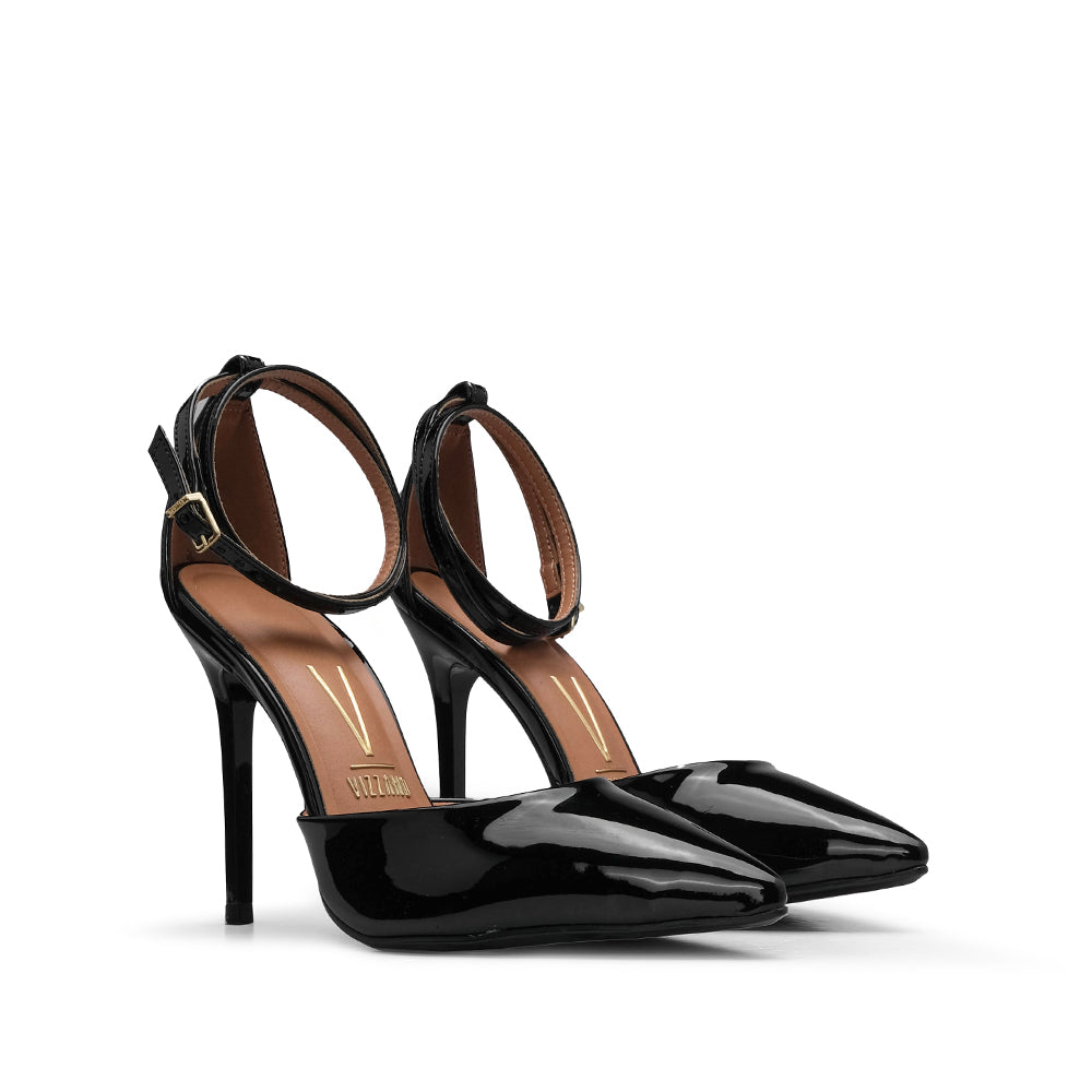 Sapato Salto Alto Mulher Verniz Preto