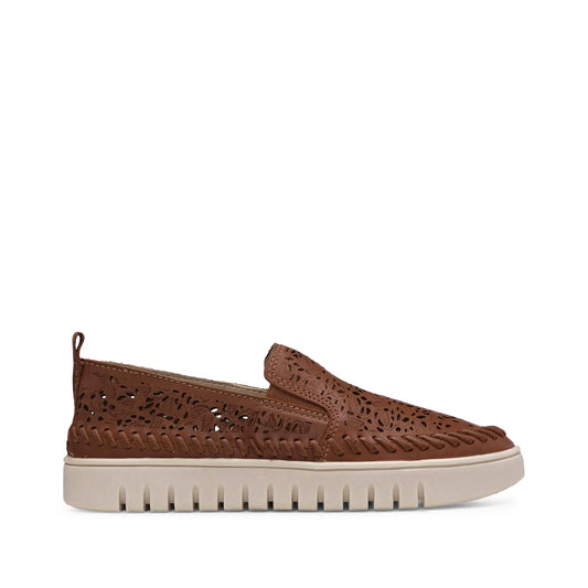 Sapato Salto Raso Mulher Pele Camel