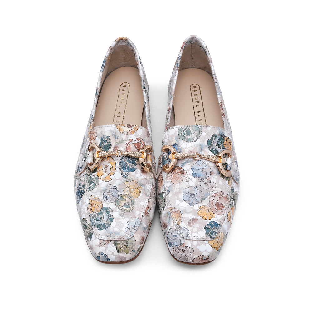 Sapato Mocassim Mulher Pele Multicolor