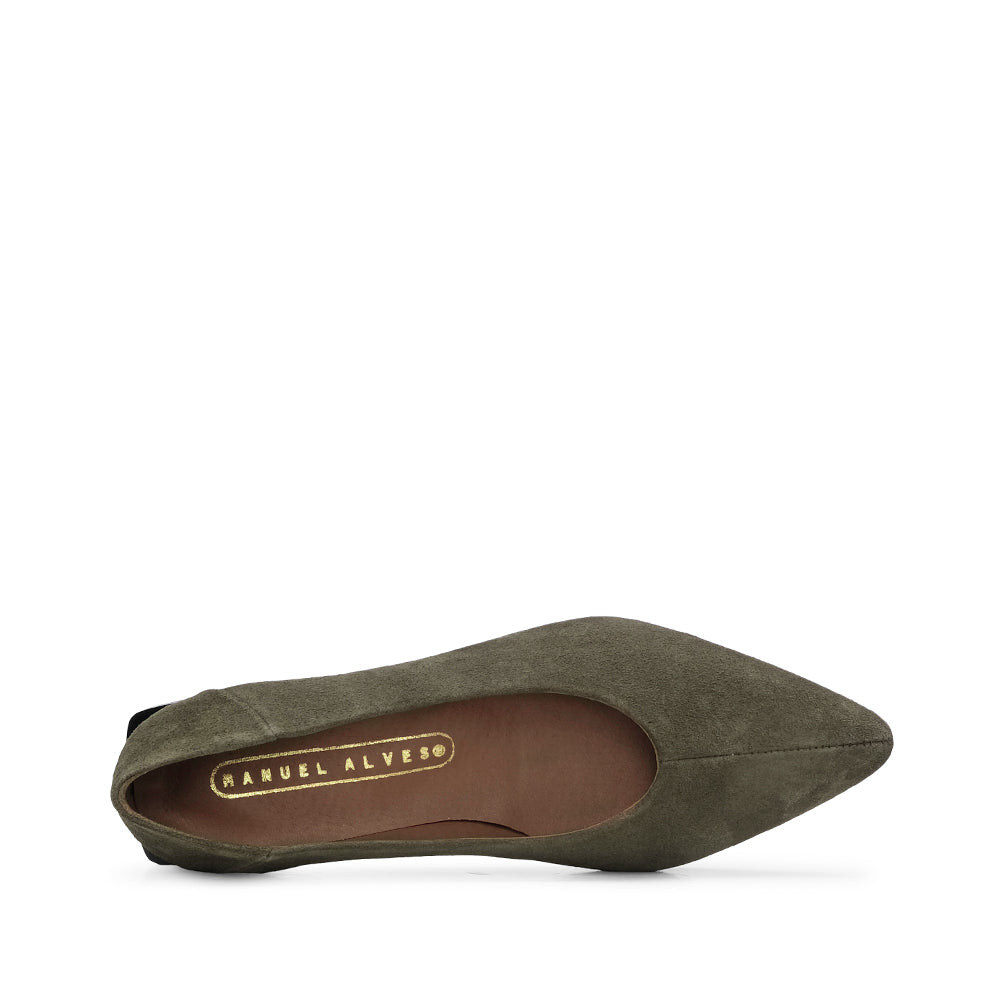 Sapato Sabrinas Mulher Camurça Kaky