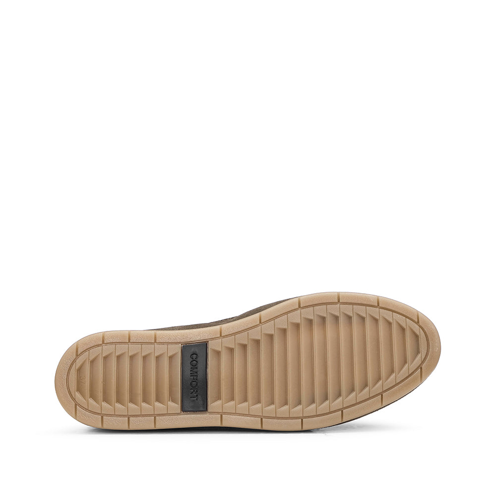 Sapato Mocassim Mulher Camurça Verde